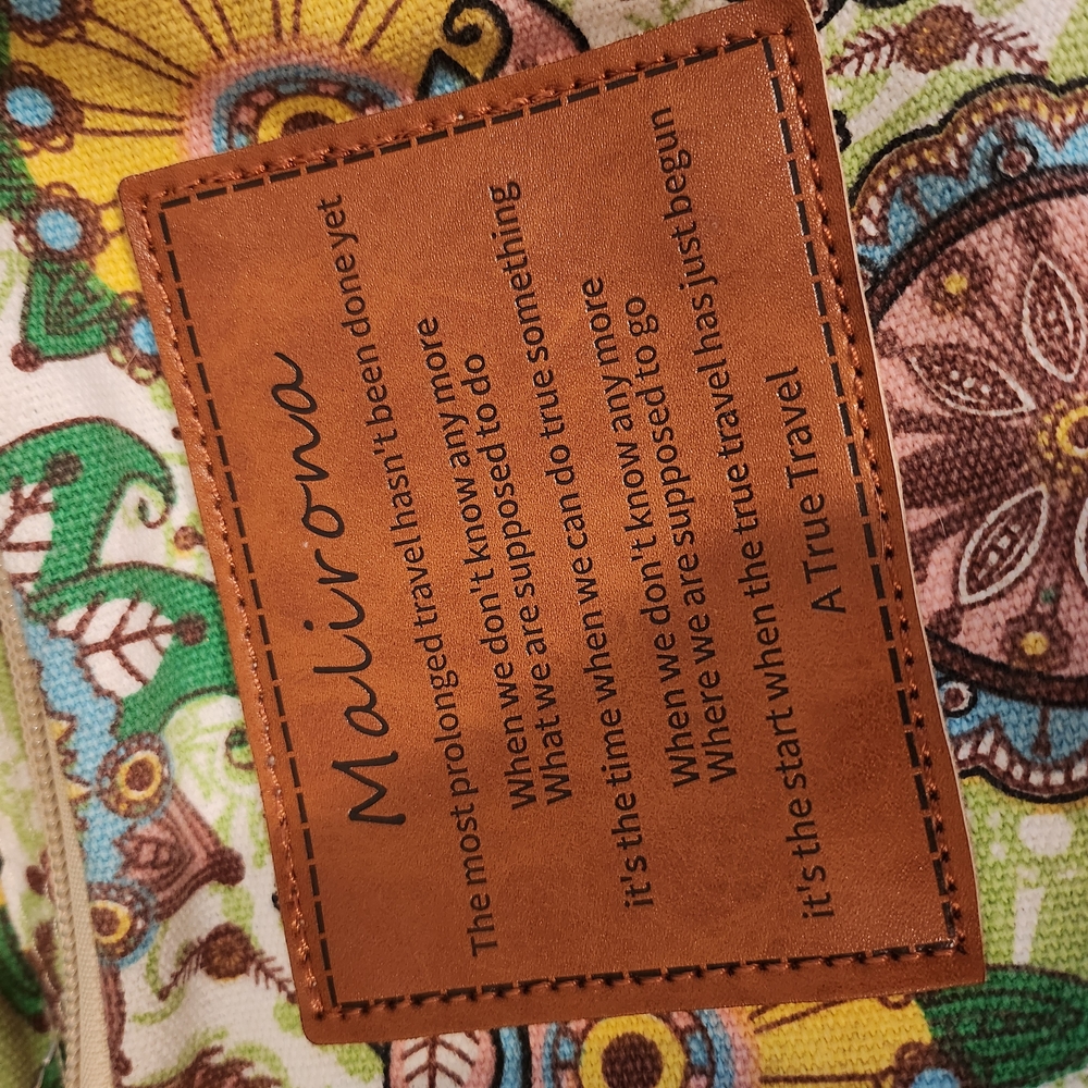 Malurona Multicolor Floral Travel Bag - Picture 5 of 6
